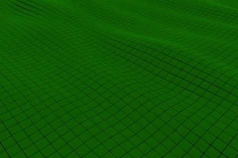 Wavy surface made of cubes Stock Illustration