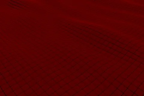 Wavy surface made of cubes Illustrazione stock