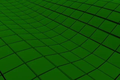 Wavy surface made of cubes Illustrazione stock