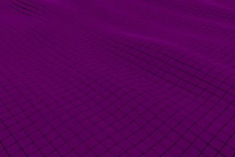 Wavy surface made of cubes Stock Illustration
