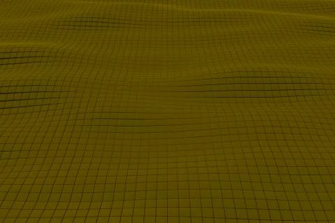 Wavy surface made of cubes Stock Illustration