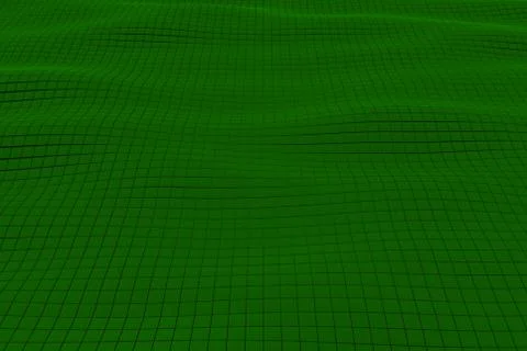 Wavy surface made of cubes Stock Illustration