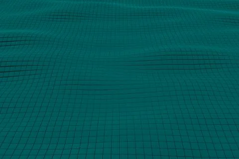 Wavy surface made of cubes Illustrazione stock