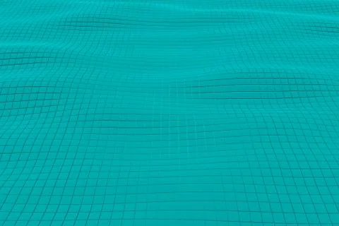 Wavy surface made of cubes Illustrazione stock