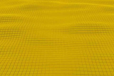 Wavy surface made of cubes Stock Illustration