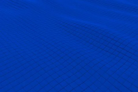 Wavy surface made of cubes Illustrazione stock