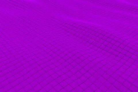 Wavy surface made of cubes Stock Illustration