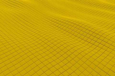Wavy surface made of cubes Stock Illustration