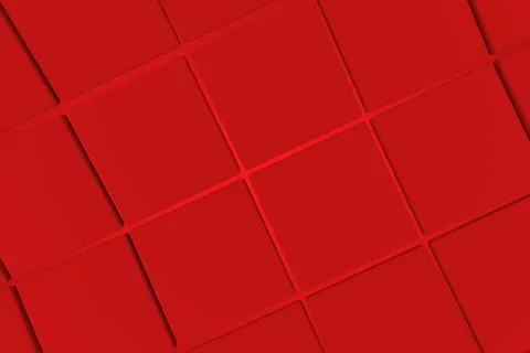 Wavy surface made of cubes Stock Illustration