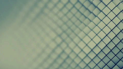 Wavy surface of rhombus shapes abstract seamless loop 3D render animation Stock Footage 98145561