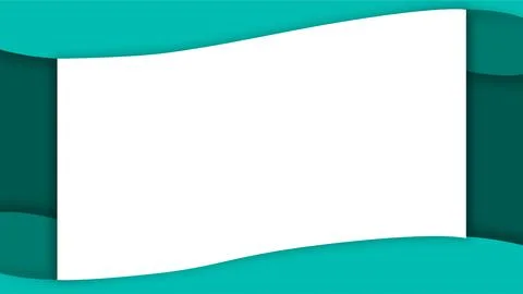 Wavy Teal Frame Background for Senior Healthcare and Wellness Content. Stock Illustration