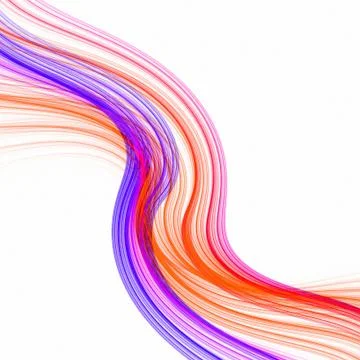 Wavy template Stock Illustration