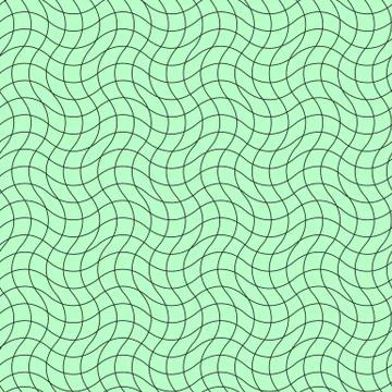 Wavy thin line seamless pattern. Vector illustration 스톡 일러스트