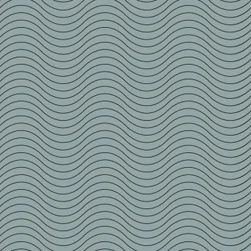Wavy thin line seamless pattern. Vector illustration Stock Illustration