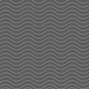 Wavy thin line seamless pattern. Vector illustration Stock Illustration