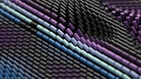 Wavy Turbulent Loop Stock Footage 148226649