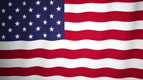 Wavy usa flag background Vídeos de archivo 232295975