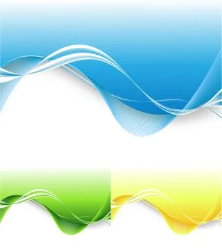Wavy vector backdrop Stock Illustration