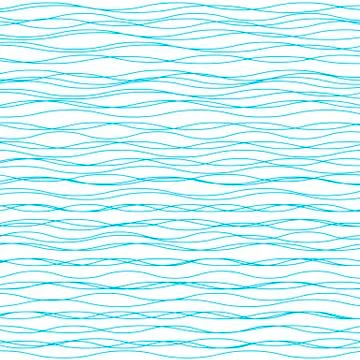 Wavy vector background. Light horizontal wave striped texture Illustrazione stock