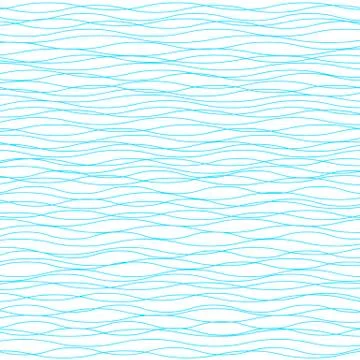 Wavy vector background. Light horizontal wave striped texture Stock Illustration