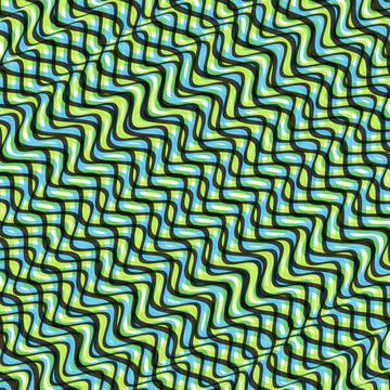 Wavy volume background. Pattern with optical illusion. Wavy volume backgro... Stock Photos