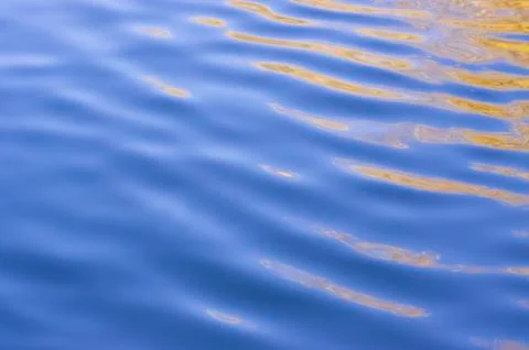 Wavy water reflection abstract Stock Photos