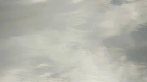 Wavy water reflection in the pond Stock Footage 254482939