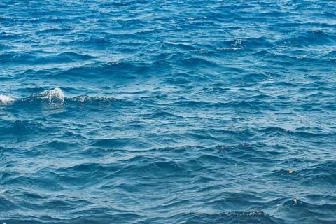 Wavy water surface simple background view sea scape close up concept Stock Photos