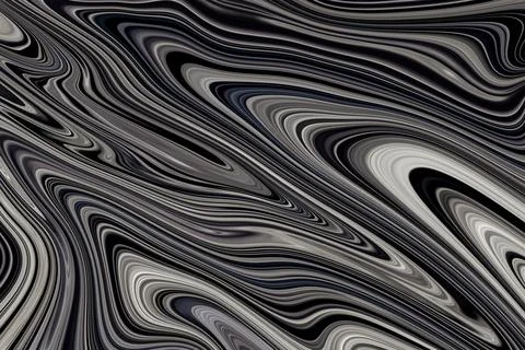 Wavy zebra pattern and textured abstract fluid background Stock Illustration