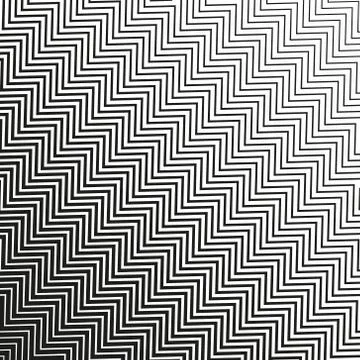 Wavy, zig-zag horizontal parallel lines. Stockillustratie