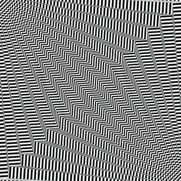 Wavy, zigzag distorted lines pattern. Vector stairs. 스톡 일러스트