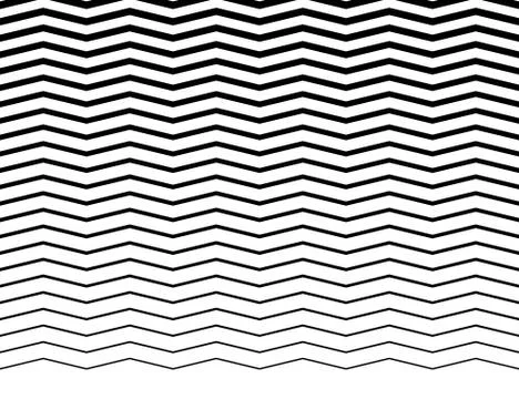 Wavy (zigzag) lines pattern. Horizontally seamlessly repeatable. イラスト素材
