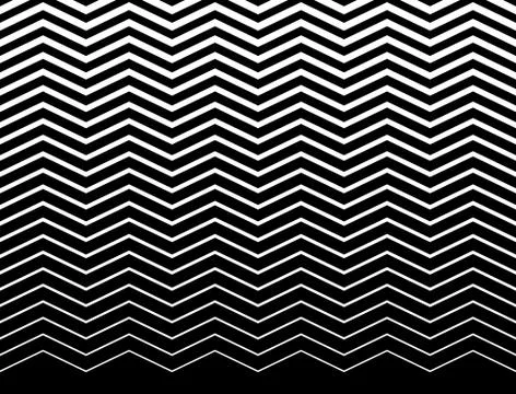 Wavy (zigzag) lines pattern. Horizontally seamlessly repeatable. 스톡 일러스트
