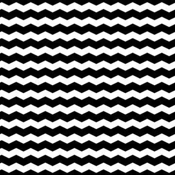 Wavy zigzag lines seamless pattern. Distorted lines texture. 库存插图