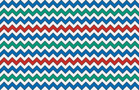 Wavy zigzag pattern in ancient Egypt color style, seamless tile Stock Illustration