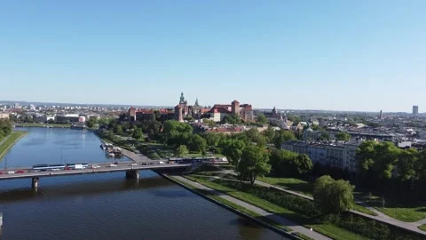 Wawel castle Stock Footage 261661036