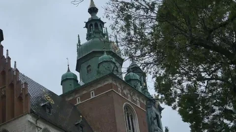 Wawel Castle Tower Stock Footage 69268961