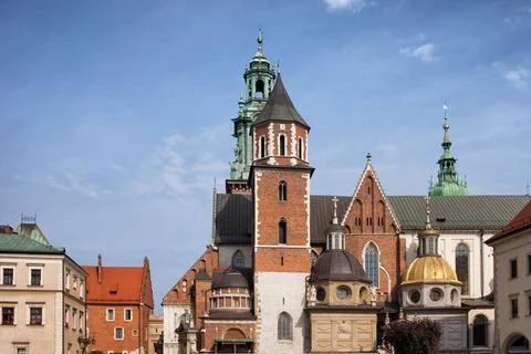 Wawel Cathedral in Krakow Wawel Cathedral (Polish: Katedra Wawelska, na Wa... Stock Photos