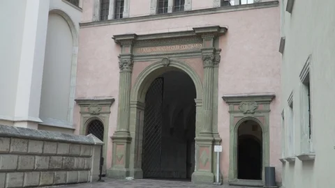 Wawel Chatedral's gate Stock Footage 95077443