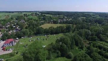 Wąwolnica, aerial view Stock Footage 85612918