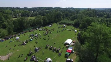 Wąwolnica, aerial view Stock Footage 85612933