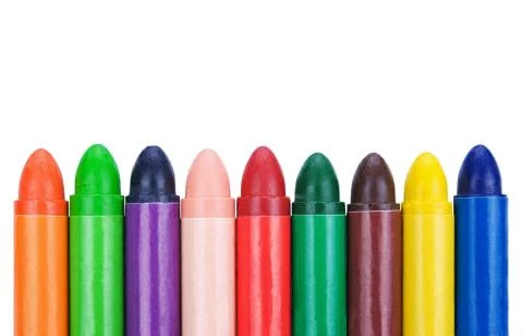 Wax crayons Fotos Stock