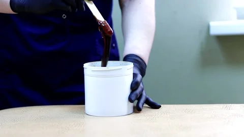 Wax for depilation . Stock Footage 186698412