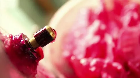 Wax drop Stock Footage 8969445