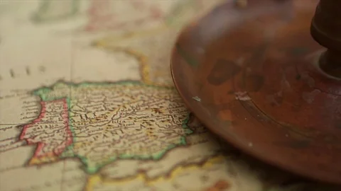 Wax Drops from Candle Stock Footage 81196964