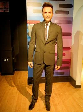 Wax figure of Peter Andre Stock-Fotos