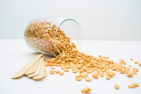 Wax in a jar Stock Photos