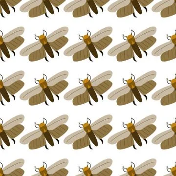 Wax moth Stock Illustration