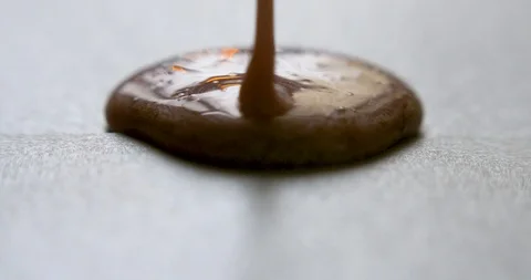 Wax poured macro Stock Footage 123509665