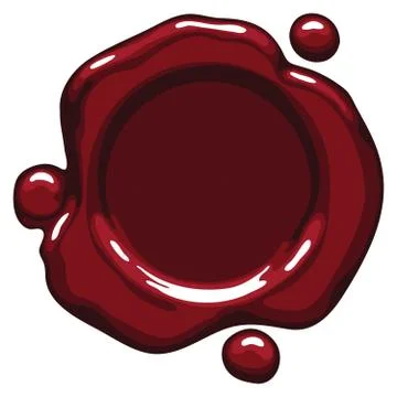 Wax seal Stock Illustration